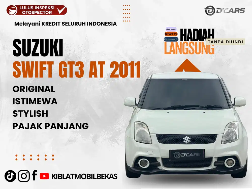 SUZUKI SWIFT GT3 MATIC 2011 ISTIMEWA