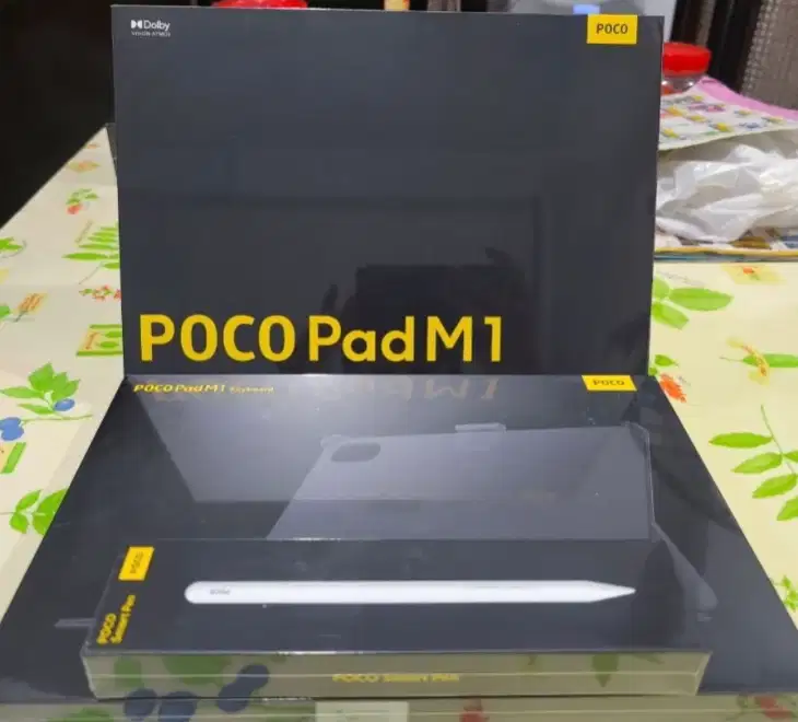 Keyboard dan Pencil Tablet Poco M1