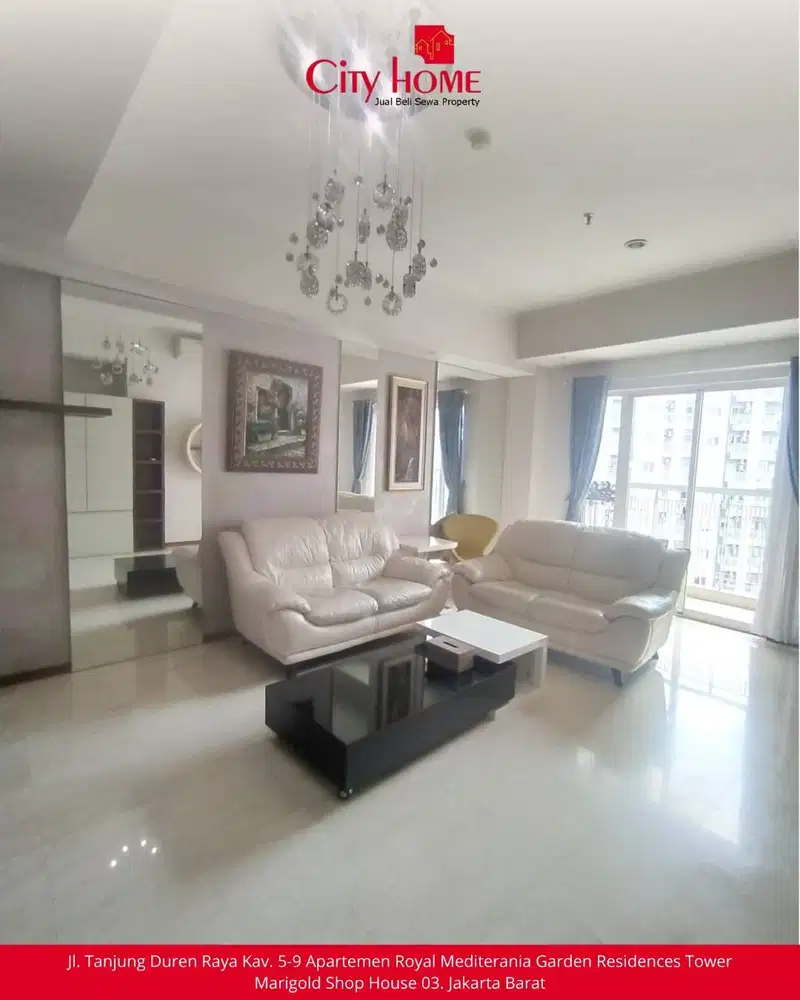 Sewa Apartemen Royal Mediterania Garden Residence - Tipe 3 + 1 br