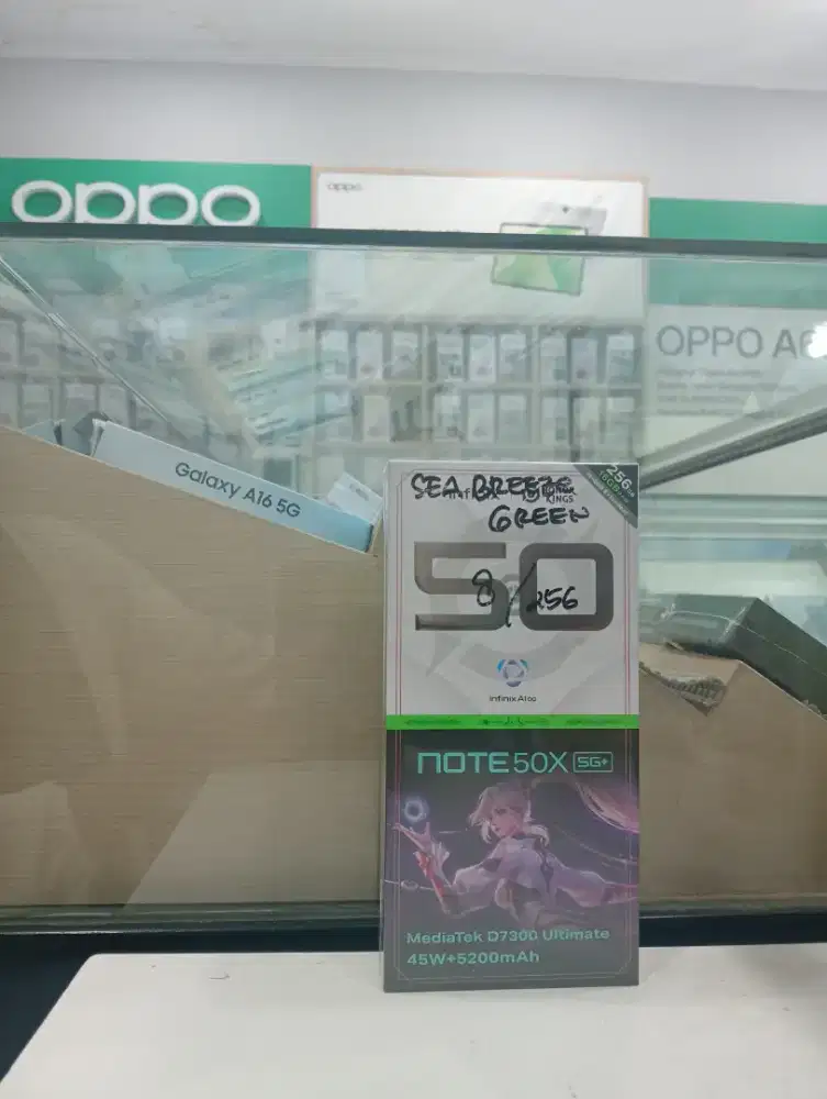 INFINIX NOTE 50X 8/256 NEW MURAH GARANSI RESMI