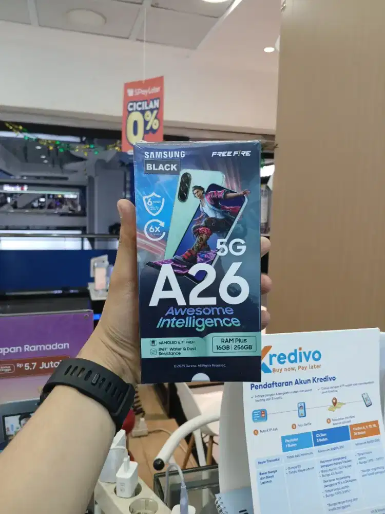 Samsung A26 5G 8/256GB Garansi resmi 1 tahun FREE PWP 200K