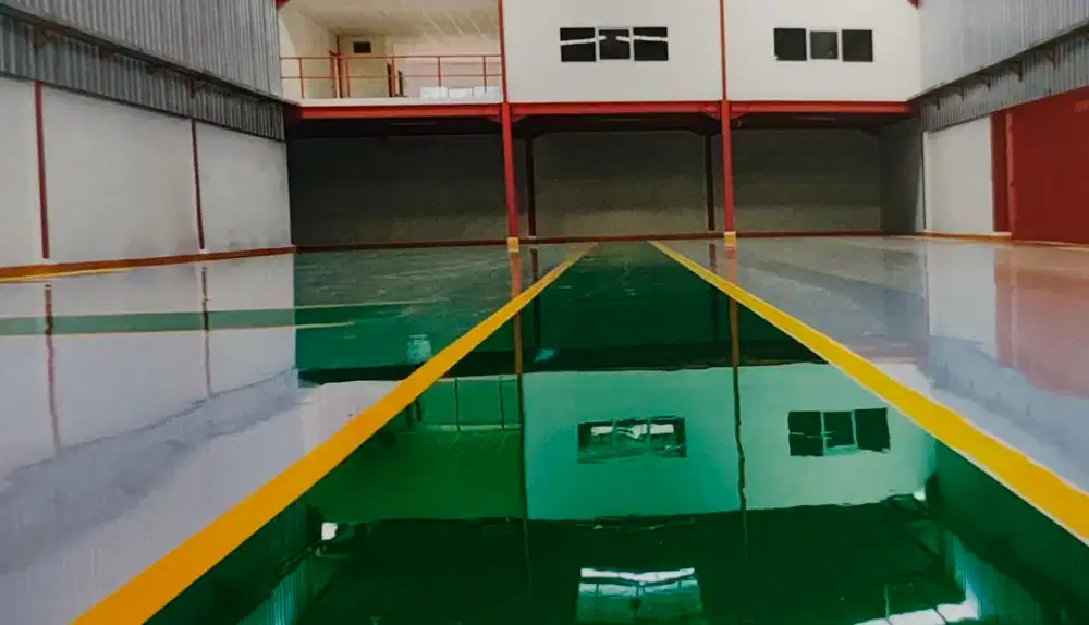 Pekerjaan Epoxy Flooring Dan Waterproofing.