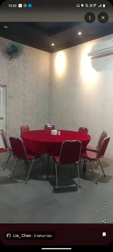 Meja Lipat dan kursi