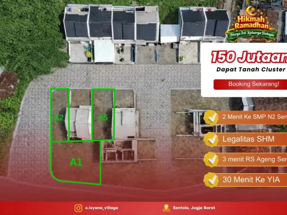 Tanah Murah 150 Juta di Sentolo Kulon Progo, Dekat Brimob & Calon Exit Tol – SHM Pekarangan Siap Bangun