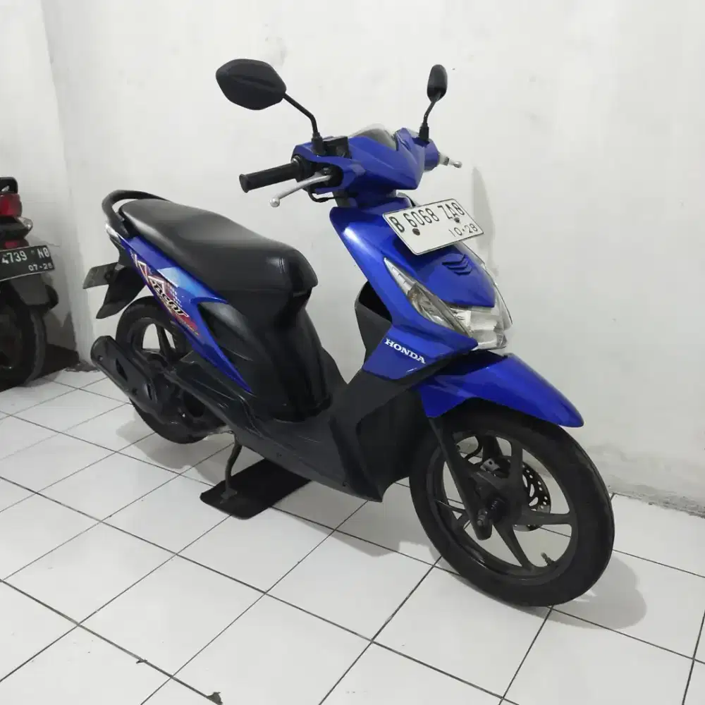 Honda Beat Karbu 2011 Orisinil Mesin Aluss Lengkap Bagus