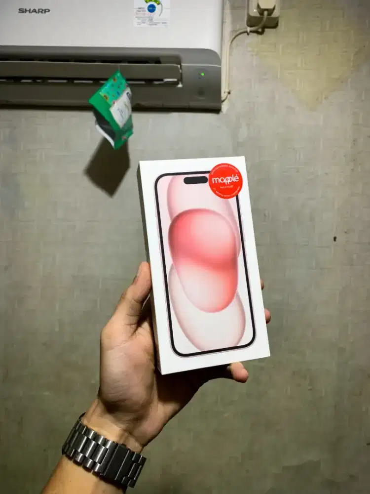 BNIB! iPhone 15 pink 128GB ex resmi digimap masih segel!