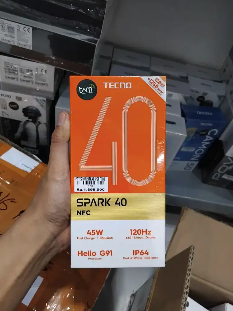 TECNO SPARK 40 6/128GB | ATLANTIS DAHSYAT