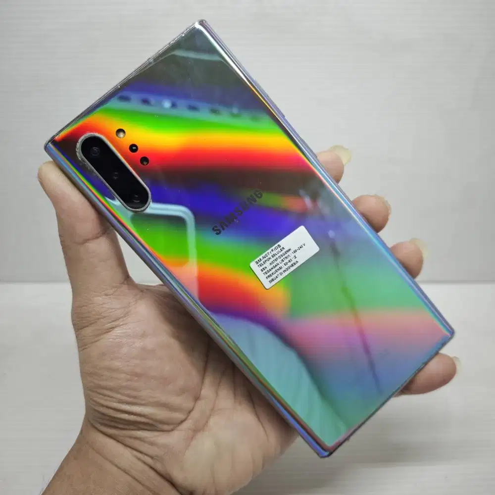 TERMURAH! SAMSUNG GALAXY NOTE 10 PLUS 12/512 AURA GLOW FULLSET