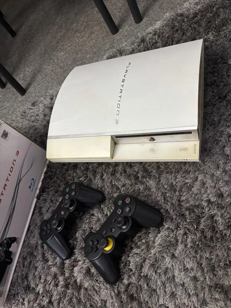 Playstation 3 white 500gb 35 game ps 3 Semua Normal Murah Fullset BJM
