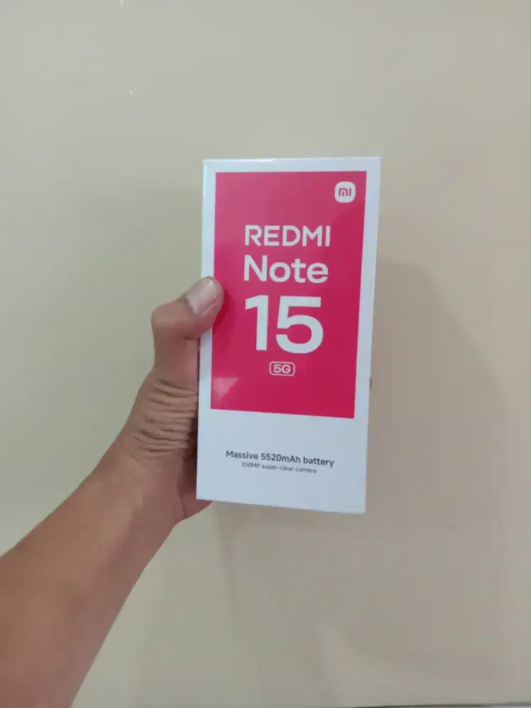 [ Fast respon WA ] Xiaomi Redmi Note 15 5G 12/512 Garansi resmi 15bln