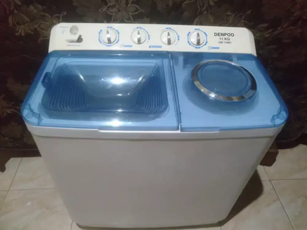 Mesin cuci denpoo 2 tabung 11kg