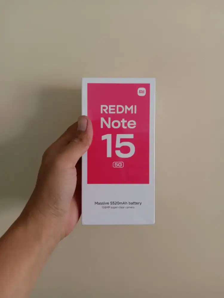 [ Fast respon wa ] Xiaomi Redmi Note 15 5G 8/256 Garansi resmi 15bln