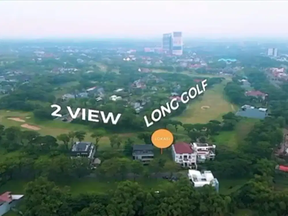 Double Long Golf View Tanah di Bukit Golf Citraland