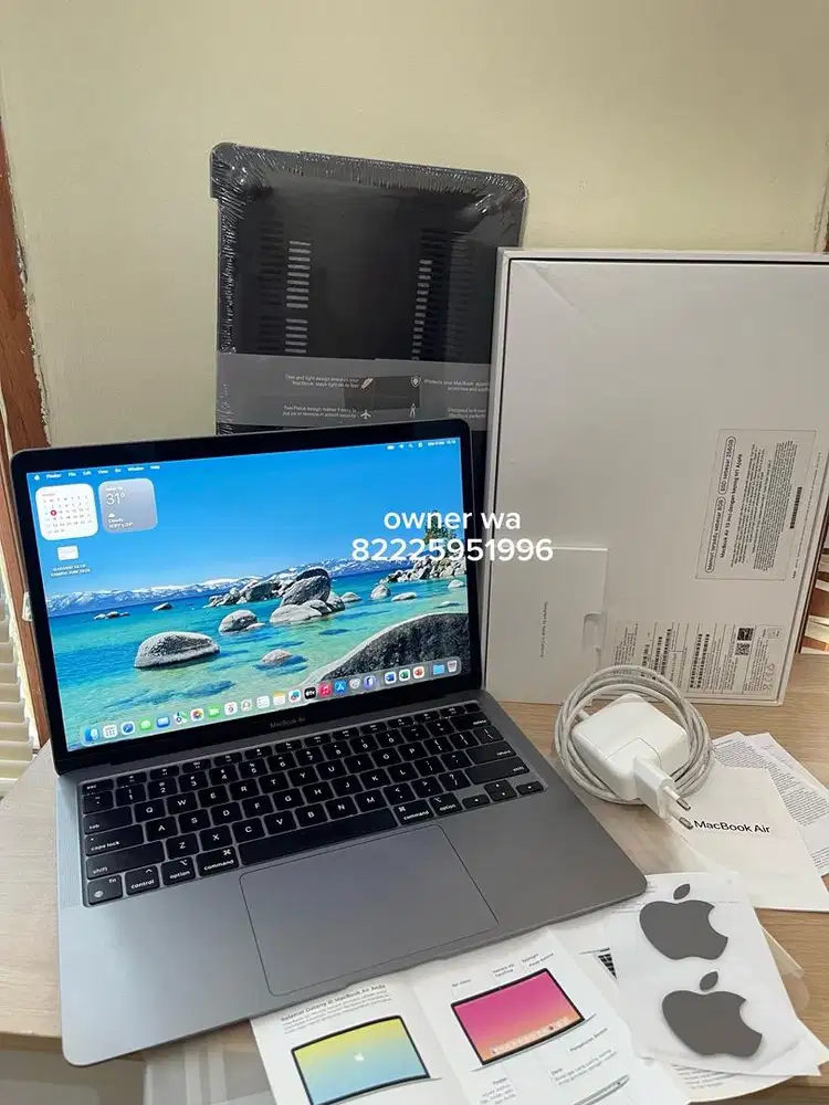 Macbook Air M1 ssd 256gb Garansi On Full Ori Ibox Jual Cepat Nego
