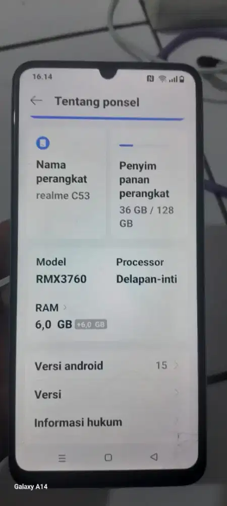 Realme c53 ram 6/128