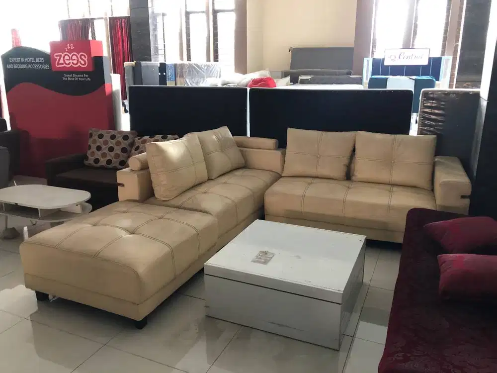 SOFA L SHAPE CANTONA KREM X BB