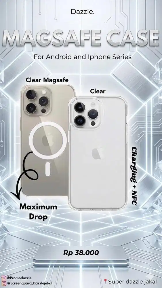 Case premium Clear magsafe