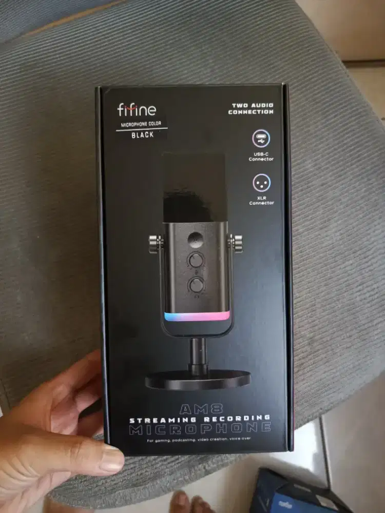 Mic Fifine AM8 Baru 2 Hari Pakai