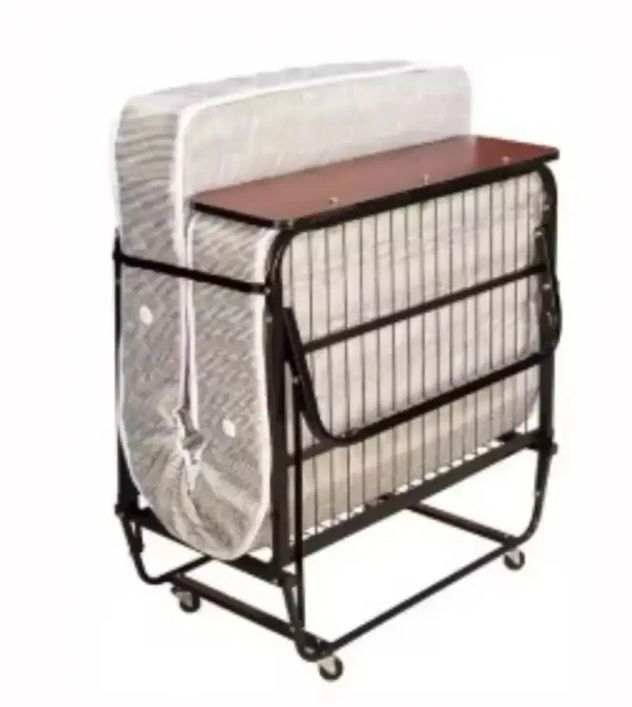 Ranjang lipat besi 195 × 90 cm