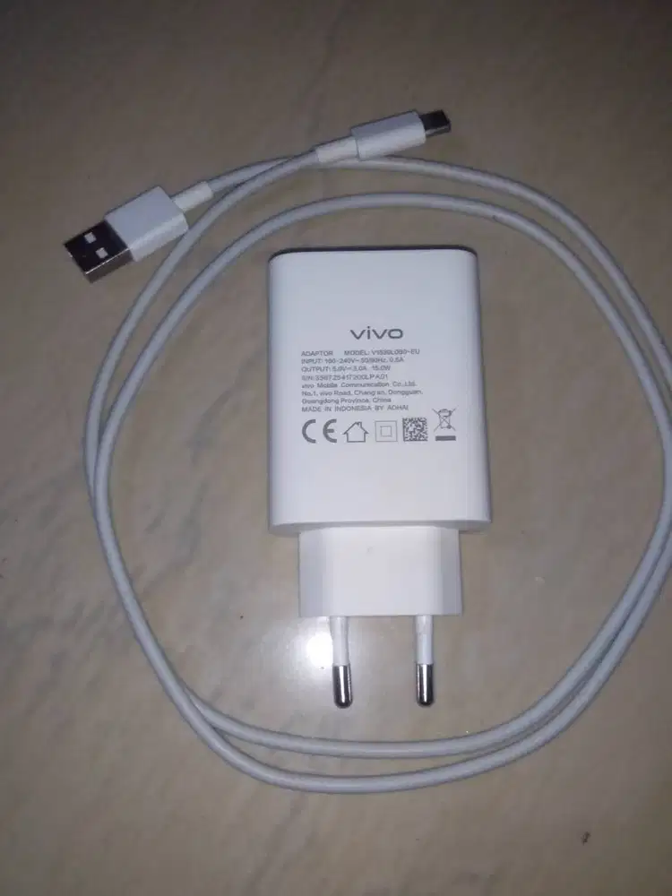 Charger Vivo Y19S 15watt + cable type C