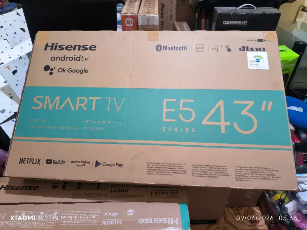 Hisense Android TV 43 Inch Full HD 43E5G