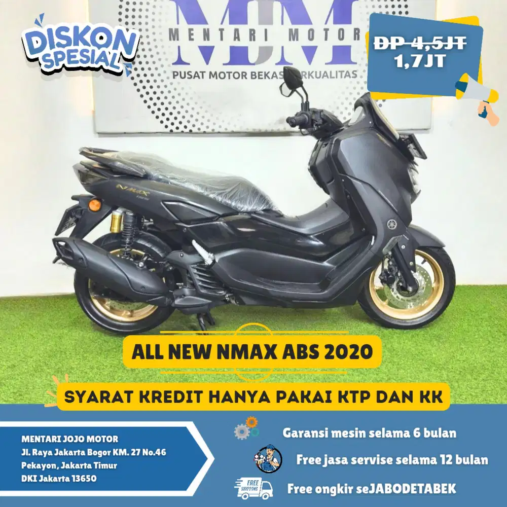 ALL NEW NMAX ABS 155 2020 GAS SYARAT KTP KK MENTARI JOJO MOTOR