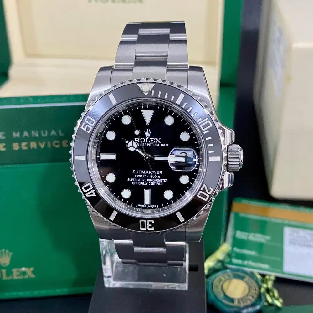 Rolex Submariner Date Black Dial Ceramic Bezel 116610