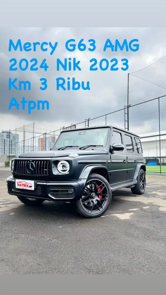 Mercy G63 amg 2024 Nik 2023 Magno  on Red Siap pakai