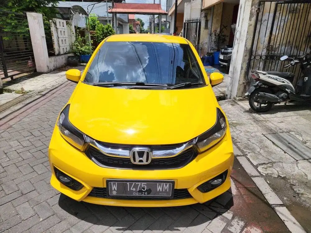 HONDA NEW BRIO 1.2 E MANUAL 2021 KUNING FACELIFT