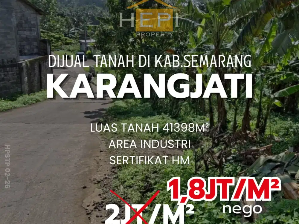 Dijual Tanah di Karangjati Bergas Kab Semarang