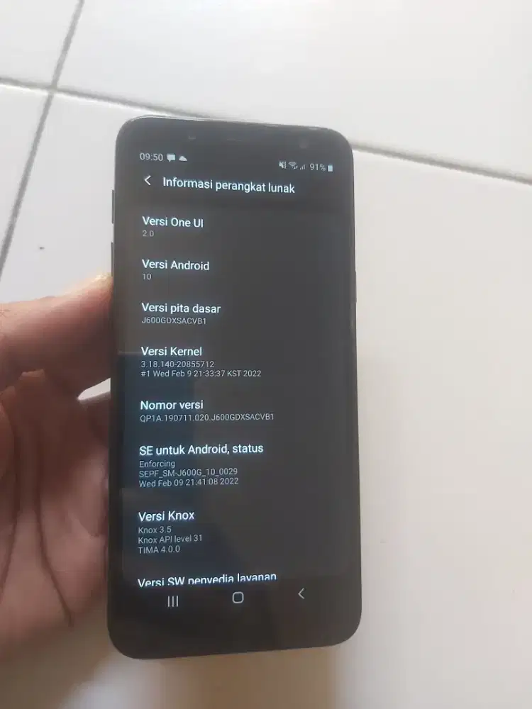 HP KLASIK MUNGIL SAMSUNG J6 2018 3GB/32GB SIAP PAKAI