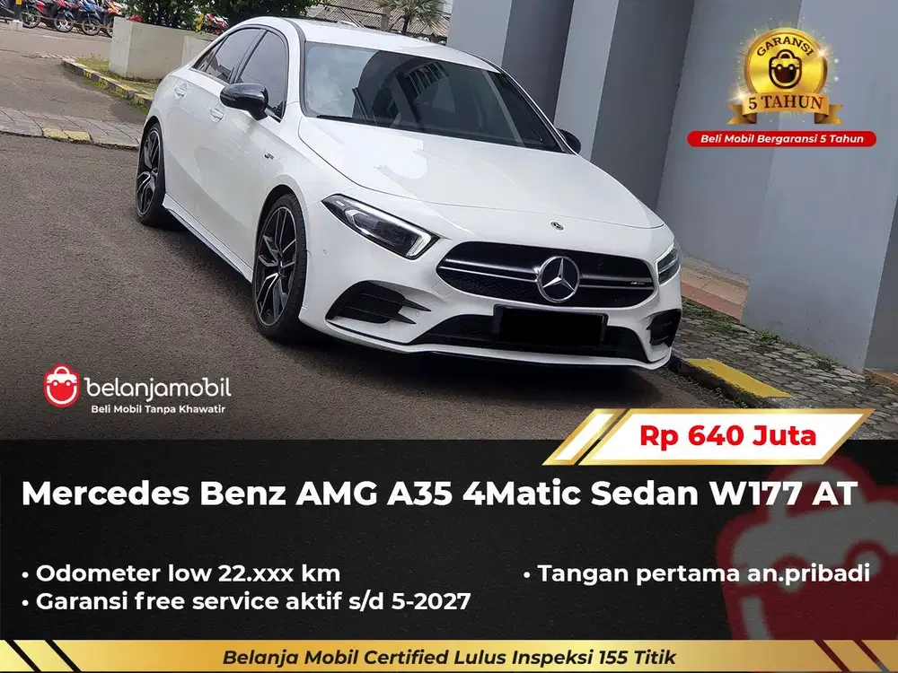 [ LOW KM 22RB ] Mercedes Benz Mercy AMG A 35 A35 4Matic W177 2022/2023