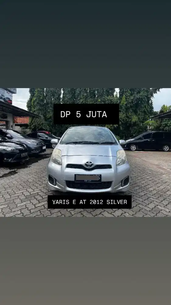 DP PROMO 5JT YARIS E AT 2012 SILVER FACELIFT