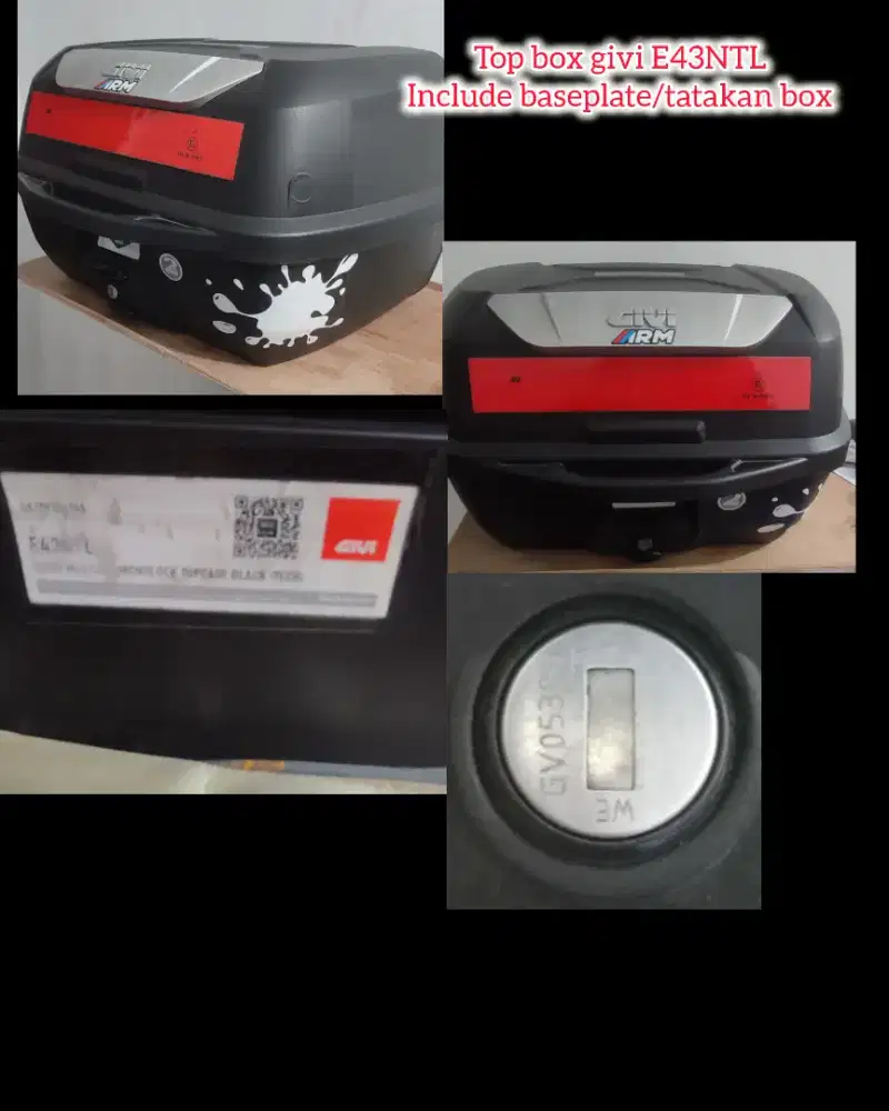 Box givi e43 second rasa baru murmer aja