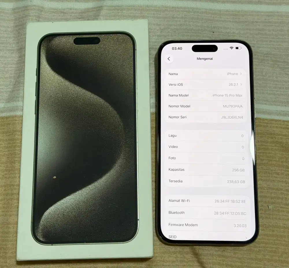 Iphone 15promax 256 (ex ibox)