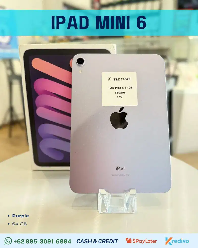 IPAD MINI 6 64GB - PURPLE