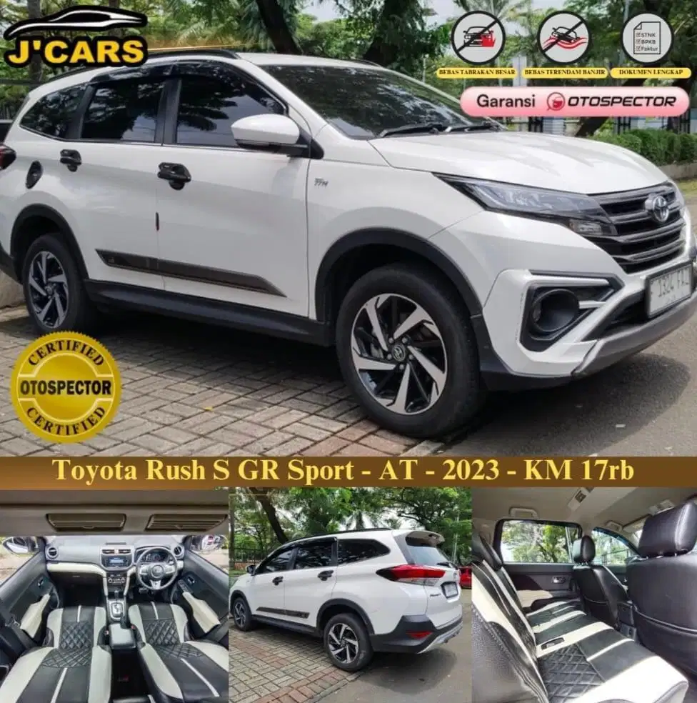 [KM 17k] Toyota Rush 1.5 S GR Sport AT 2023 Automatic Ringan Murah