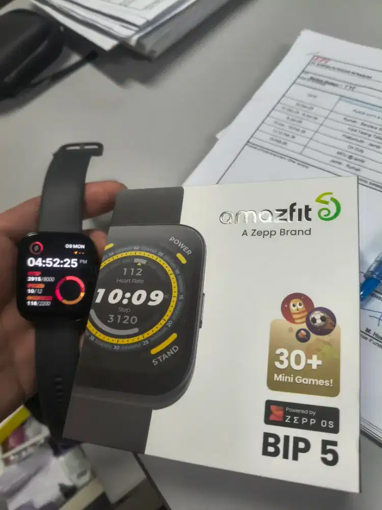 BIP5 amazfit smartwatch ada gps dan game