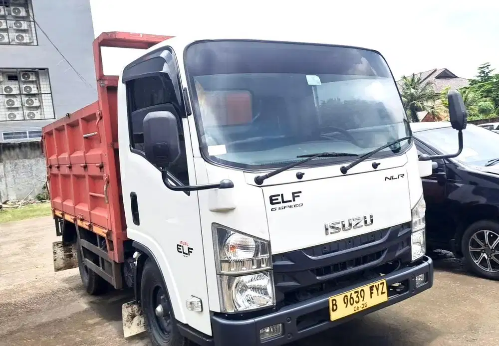 10rbKM+banBARU MURAH CDE Isuzu elf engkel NLR Bak besi triway 2025