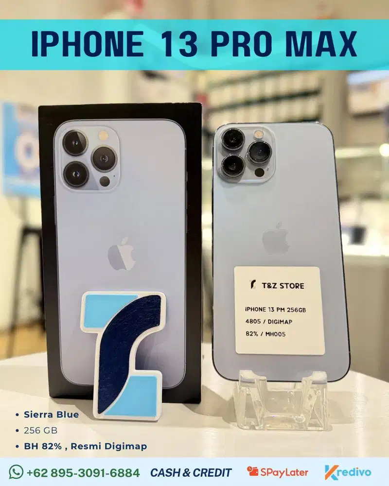 IPHONE 13 PRO MAX 256GB - SIERRA BLUE