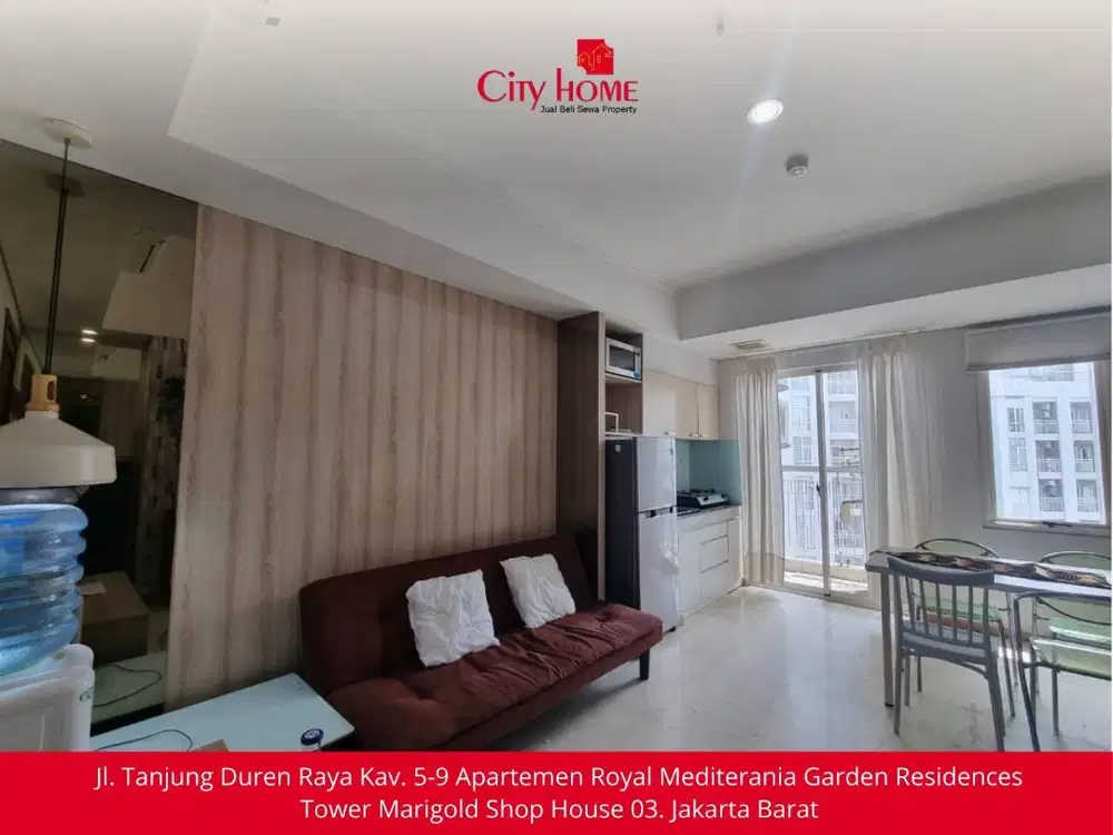 Sewa Apartemen Furnished di Royal Mediterania Garden Residences