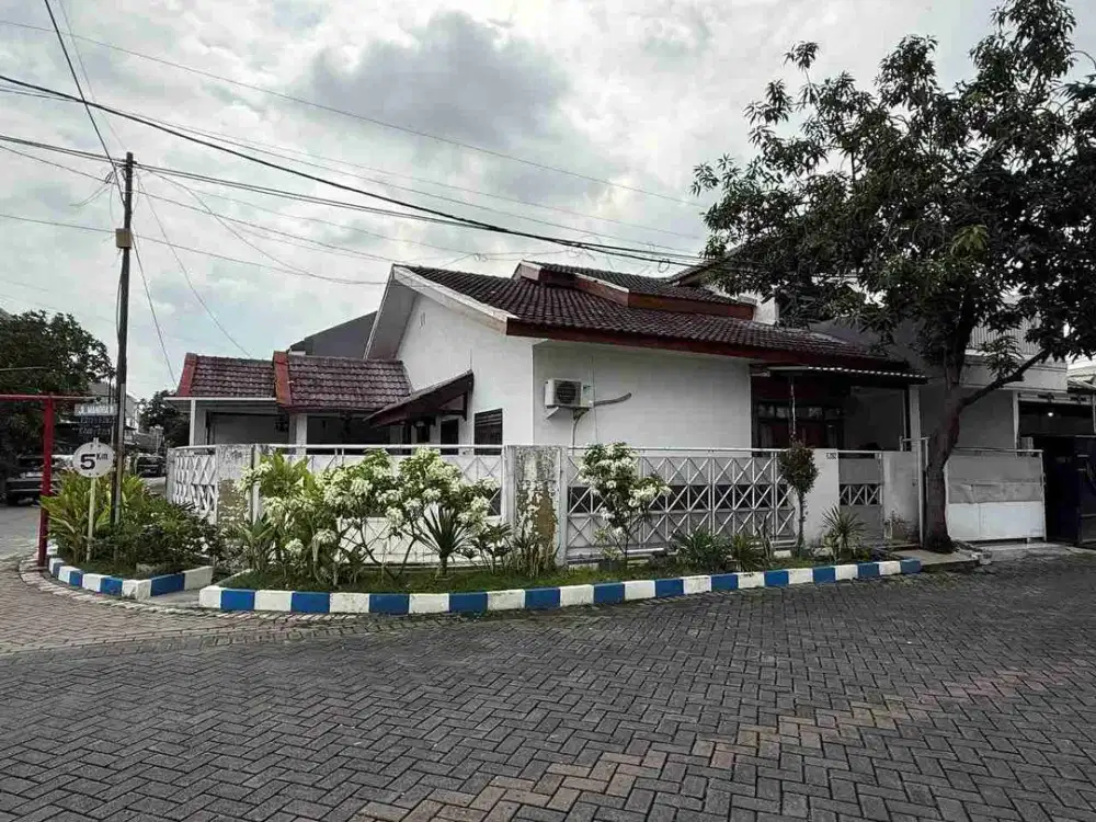 PONDOK TJANDRA 7 Jutaan/m2‼️Jual Rumah Hook Lebar 14 Hitung Tanah Cluster Mangga Waru Sidoarjo