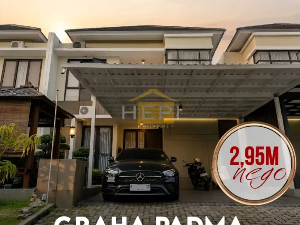 Dijual Rumah 2 Lantai Full Furnished Mewah di Graha Padma Semarang