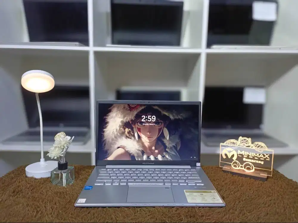 Asus Vivobook GO 14 i3 N305 Garansi Resmi  Ram 8gb NVME 512GB FHD Back