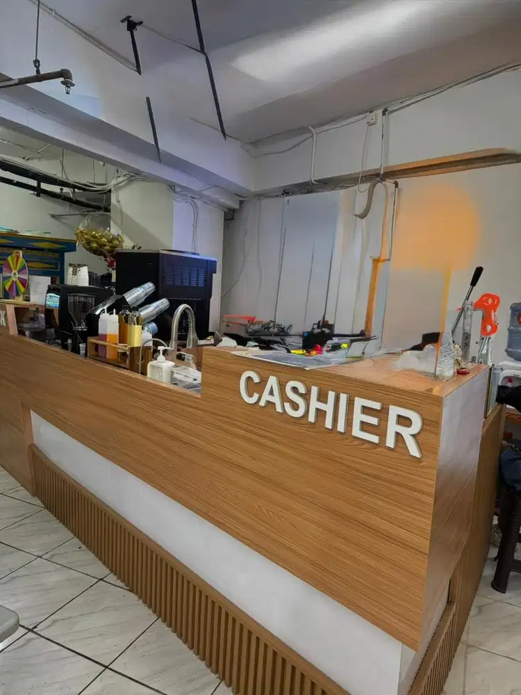 MEJA BARISTA BAR BEKAS