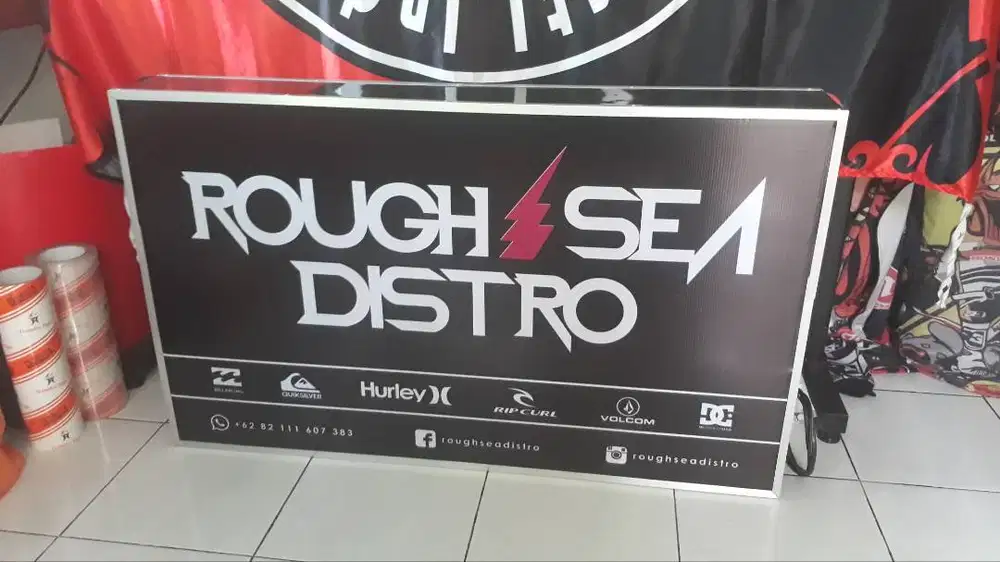 Bikin Neon box sign papan nama menu huruf timbul letter & Aneka Stiker