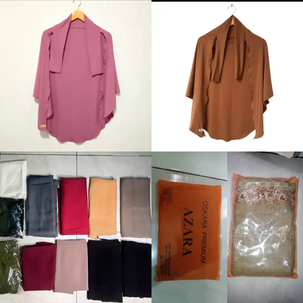 kerudung segiempat dan pasmina