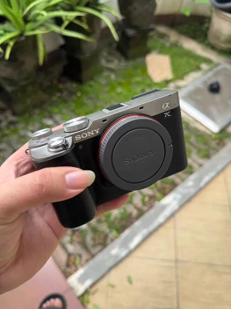 Sony A7C silver body only