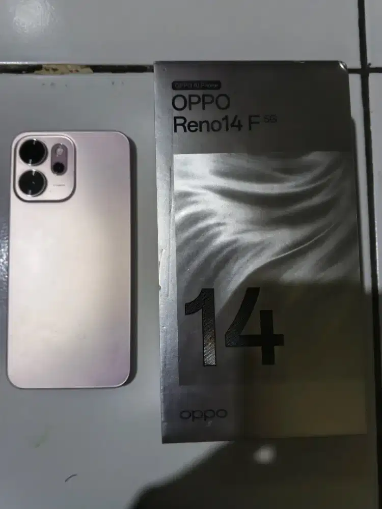 Oppo Reno 14F 5G 8/256 merah muda