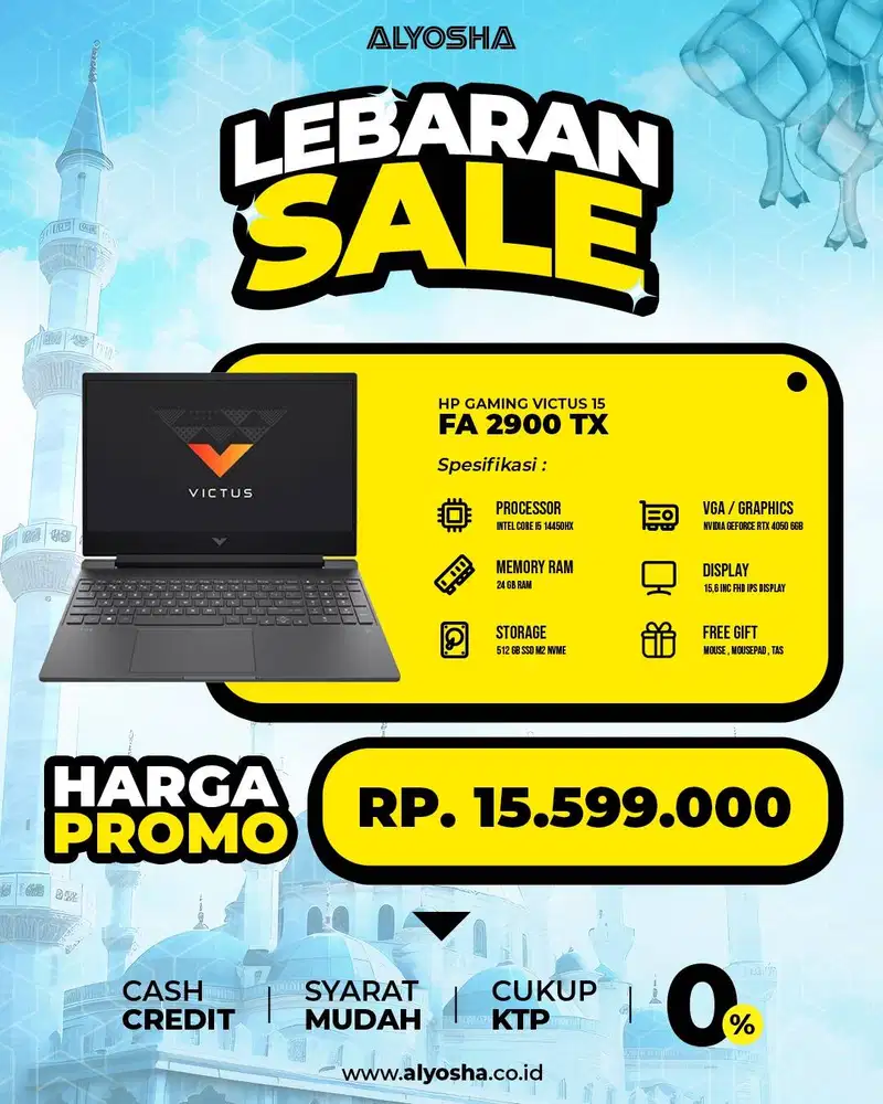 HP Victus GAMING 15-FA2900TX Intel Core i5-14450HX 24GB SSD 512GB 15,6